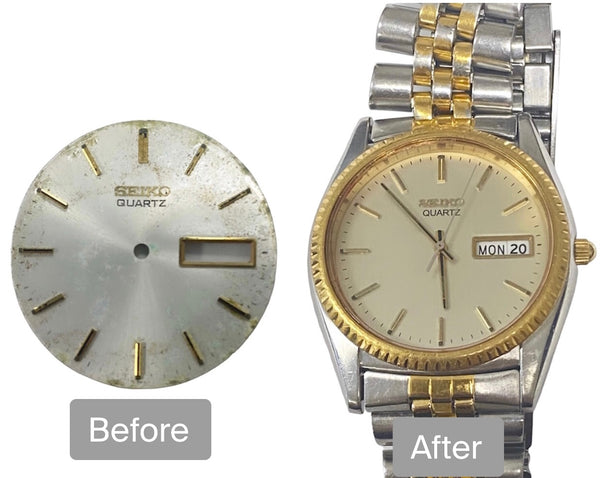 BEFORE AND AFTER Complete Restoration for Seiko 7N43 8111