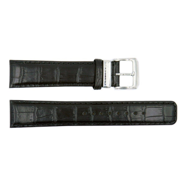 Genuine Kenneth Cole Black Alligator Grain 22mm Leather Watch Band Total Watch Repair Kc1417 Blk 4156