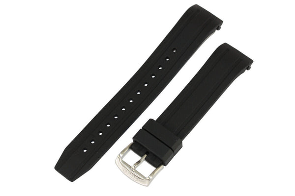 Genuine Citizen Black Rubber Eco-Drive 22mm Watch Band 59-S53768 59-S5 ...