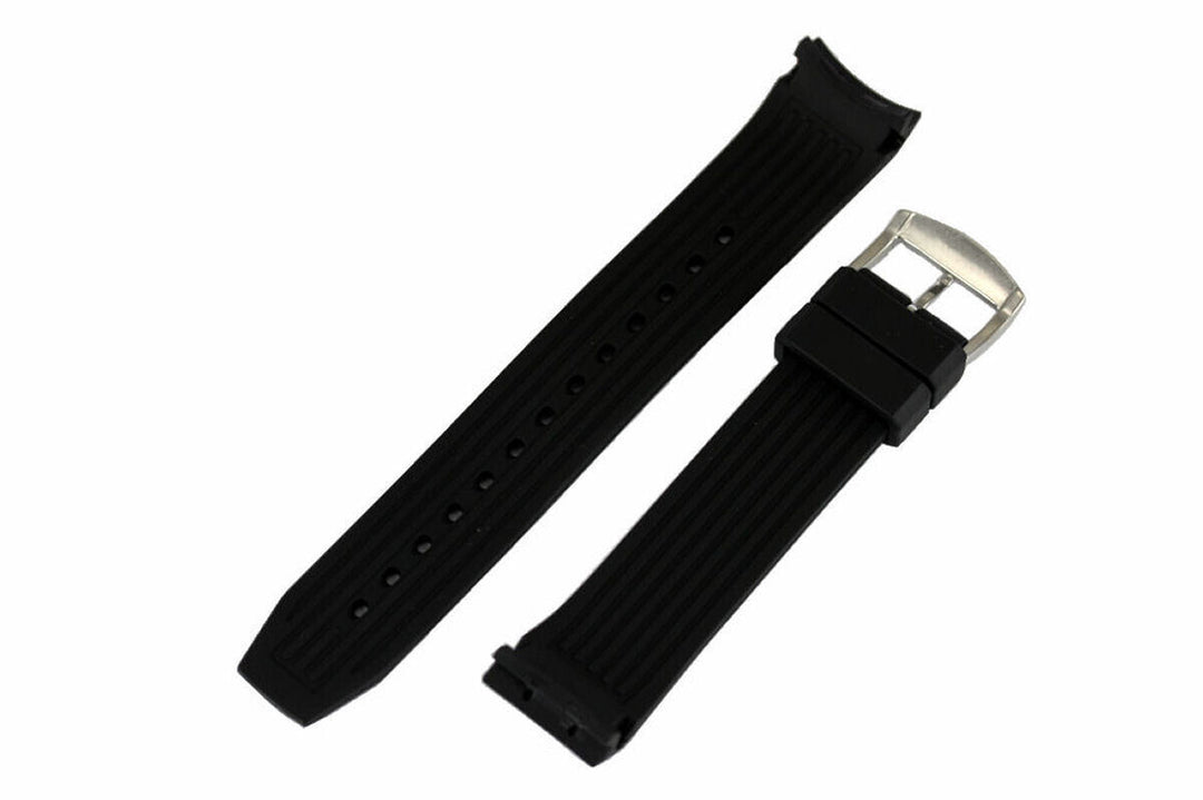 Genuine Citizen Black Rubber Eco-Drive 22mm Watch Band 59-S53768  59-S53772