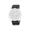 Citizen 59-S54496 Black Silicone rubber strap with silver clasp