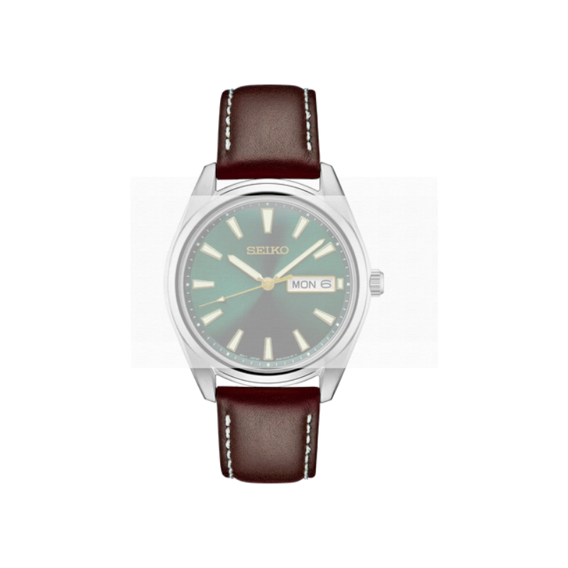 original Seiko Brown Leather Band 20mm