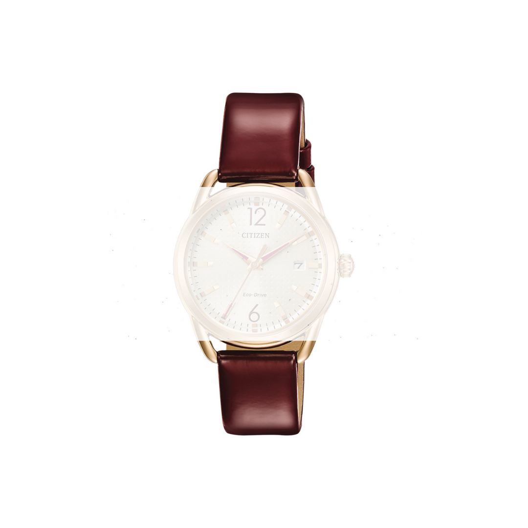 Citizen 59-S53613 Burgundy Red Leather Strap