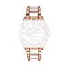 Citizen 59-S06084 White Ceramic & Rose Gold Link Strap