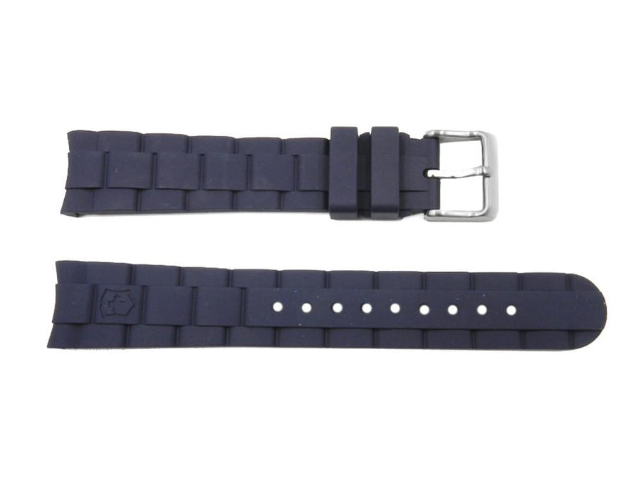 Swiss Army Victorinox 18mm Small Navy Blue Rubber Strap image