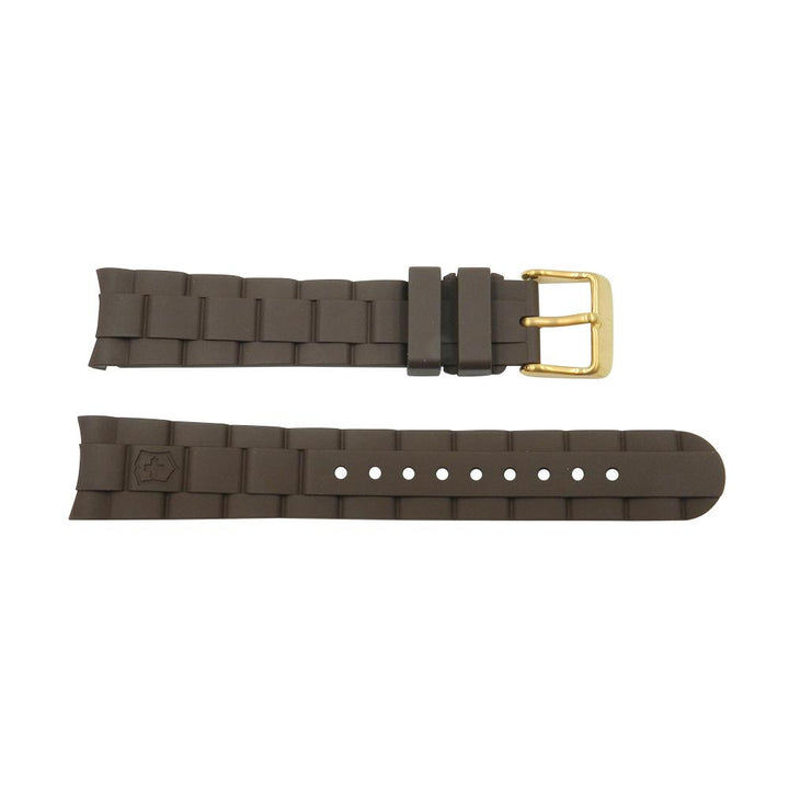 Geniune Swiss Army Maverick GS 18mm Brown Rubber Strap image