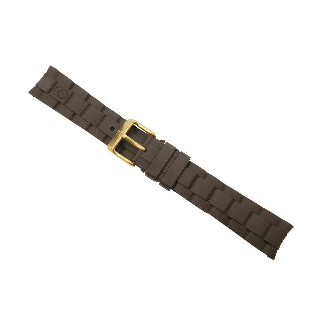 Geniune Swiss Army Maverick GS 18mm Brown Rubber Strap image