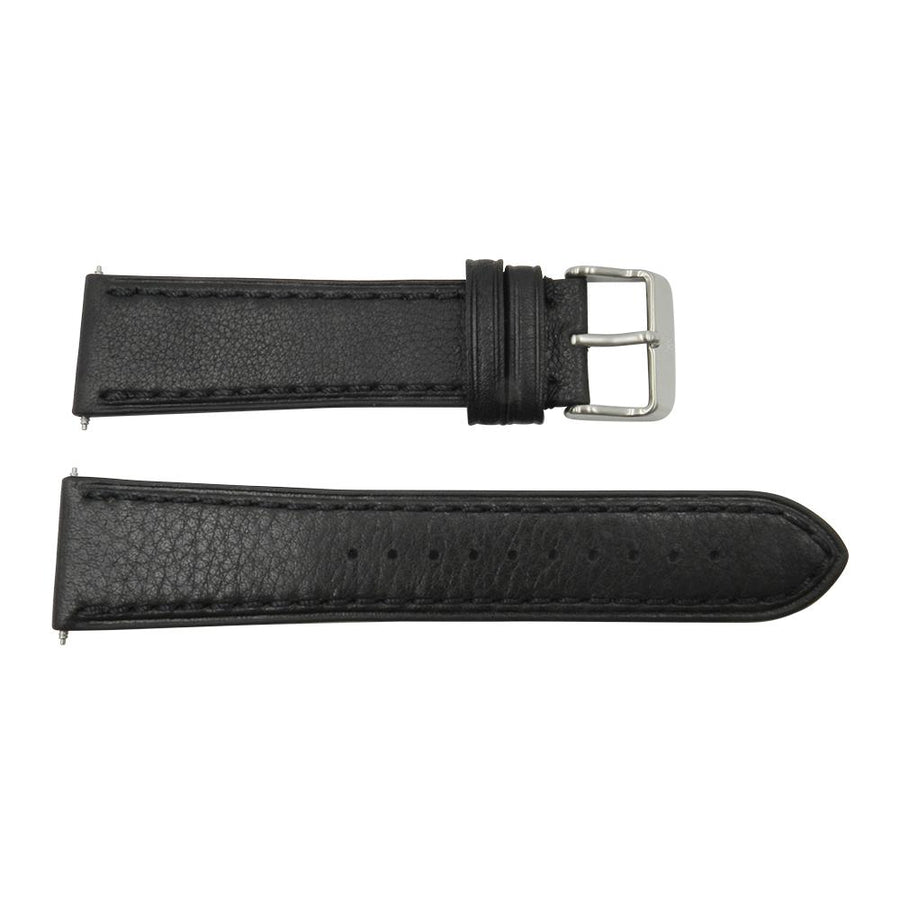 Victorinox Chrono Classic 23mm Black Leather Watch Strap image