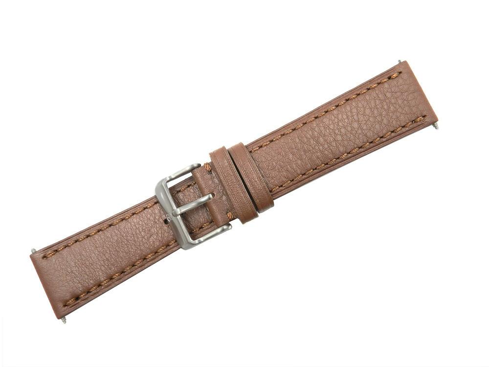 Victorinox 23mm Brown Leather Chrono Classic Watch Strap image