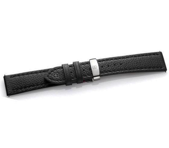 Swiss Army Alliance Black Leather Strap image