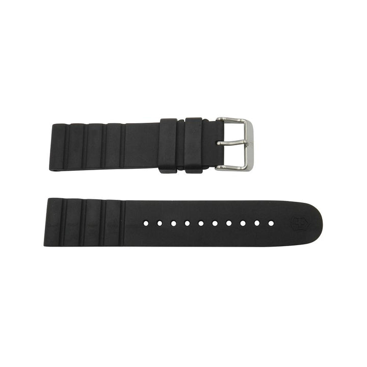 Geniune Swiss Army INOX Series Black Rubber Strap w/ Buckle image