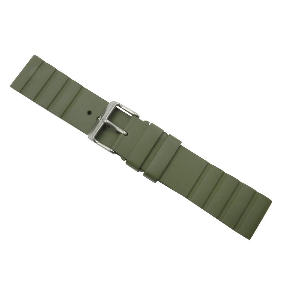 Geniune Swiss Army INOX Series Green Rubber Strap w/ Buckle image