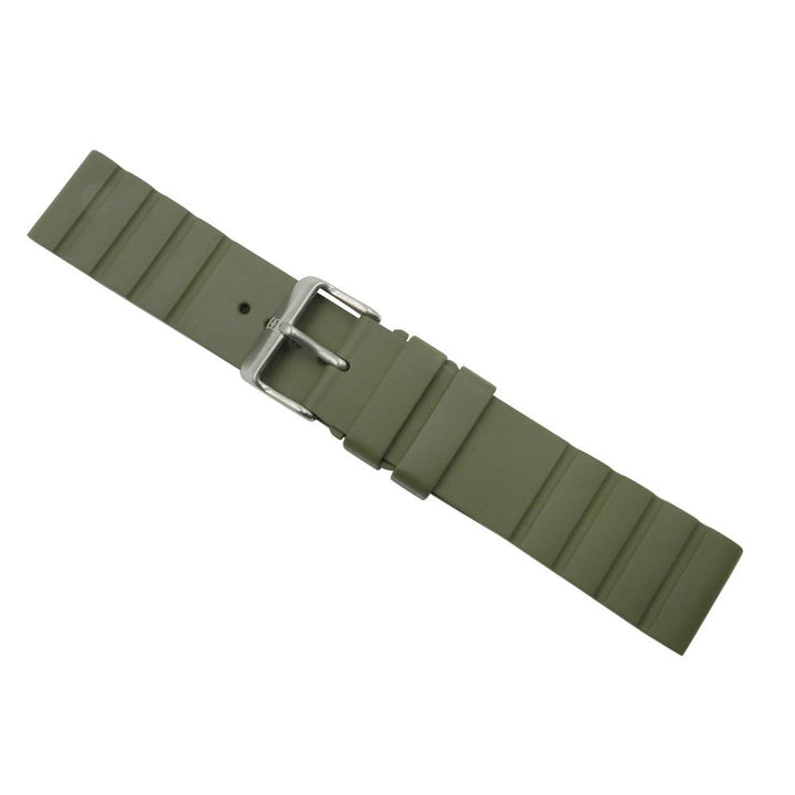 Geniune Swiss Army INOX Series Green Rubber Strap w/ Buckle image