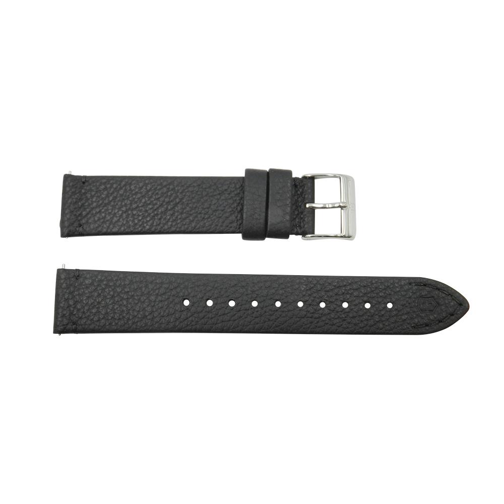 Genuine Swiss Army Alliance Series 17mm Black Leather Watch Strap image