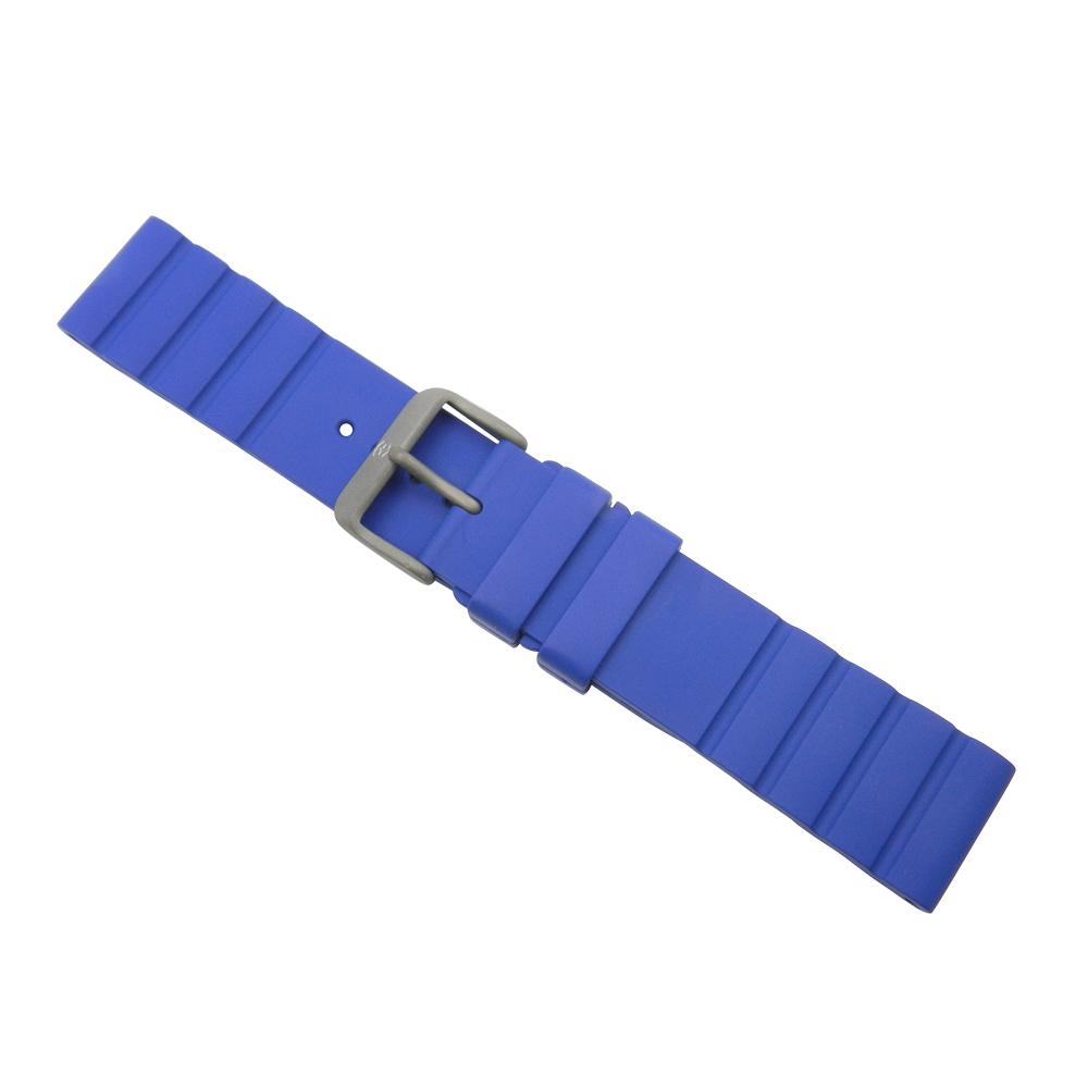 Victorinox INOX Series 21mm Blue Rubber Watch Strap image