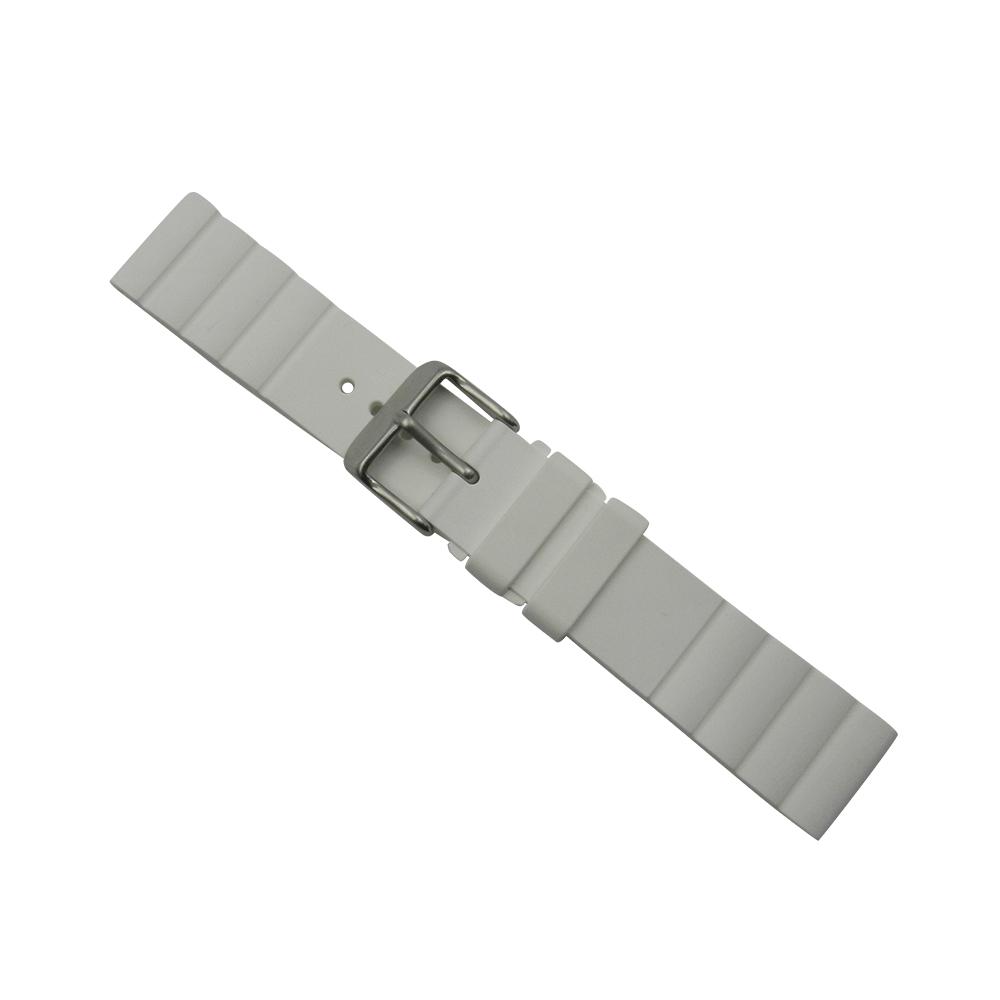 Genuine Swiss Army INOX Series 18mm White Rubber Watch Strap image