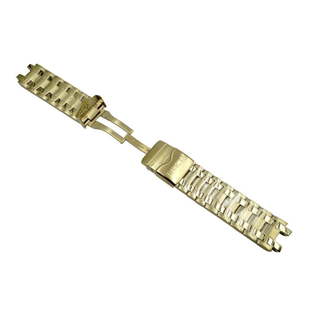 Invicta Gold Steel 26mm Watch Band For Invicta Pro Diver 0073