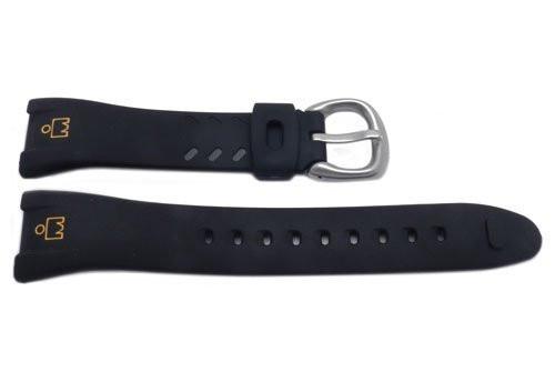 Timex Ironman Triathalon 30 Lap Black Rubber 16mm Watch Strap