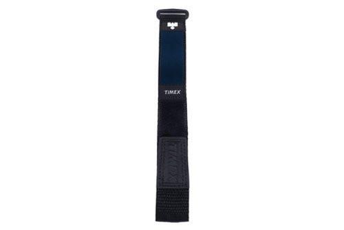 Timex Ironman Sport Wrap Blue and Black Nylon Hook And Loop Fastener 16-20mm Watch Band