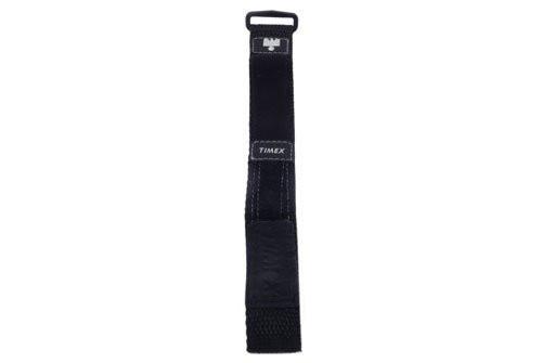 Timex Ironman Sport Wrap Black Nylon Hook And Loop Fastener 12-16mm Watch Strap