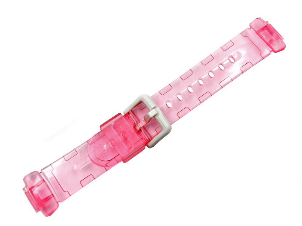 Genuine Casio Ladies Baby G Pink Resin 23/14mm Replacement Watch Strap image