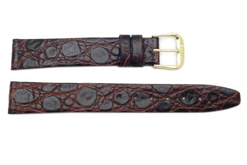 Pico Crocodile Grain Textured Leather Watch Strap image