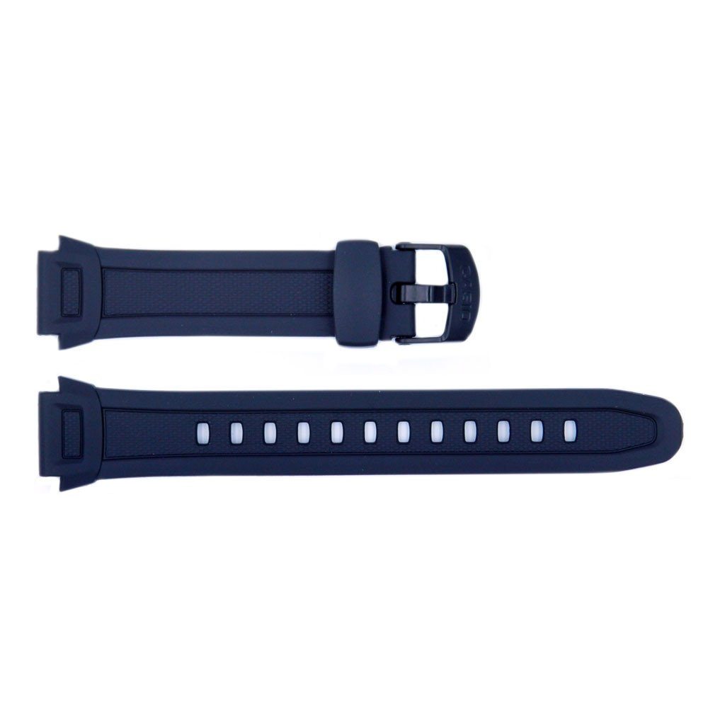 Genuine Casio Black Resin 24mm/17mm Watch Strap- 10287400 image