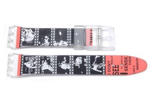 Swatch Replacement Plastic Film Design 17mm Watch Strap