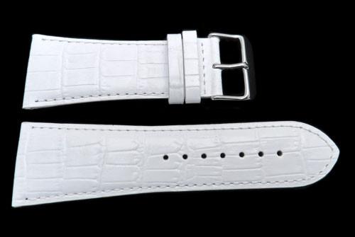 North American Alligator Grain Textured Leather Watch Strap image