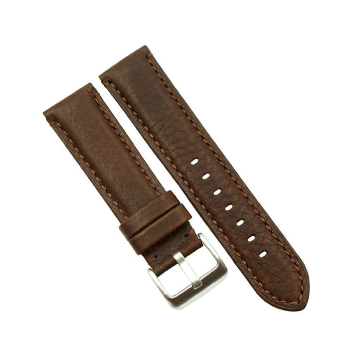 Italian Soft Water Proof Padded Leather Watch Band image