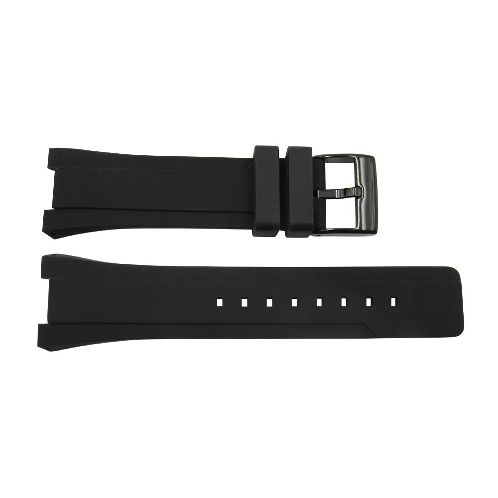 Kenneth Cole 26mm Integrated Black Rubber Watch Strap image