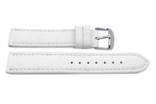 Hadley Roma Lorica Material White Self-Lined Heavy Padded Watch Band