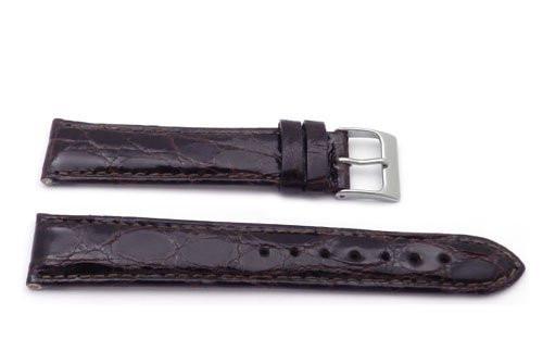 Genuine Crocodile Gloss Finish Watch Band