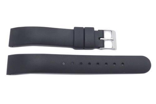 Swiss Army Genuine Rubber Black Alliance 15mm Watch Strap