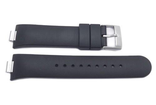 Genuine Swiss Army Black Rubber Summit XLT Watch Strap