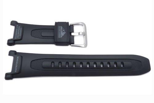 Genuine Casio Black Resin 18mm Pathfinder Series Watch Band- 10036571