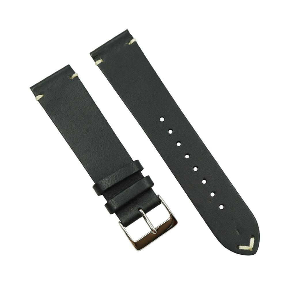 Vintage leather 2025 watch strap 18mm