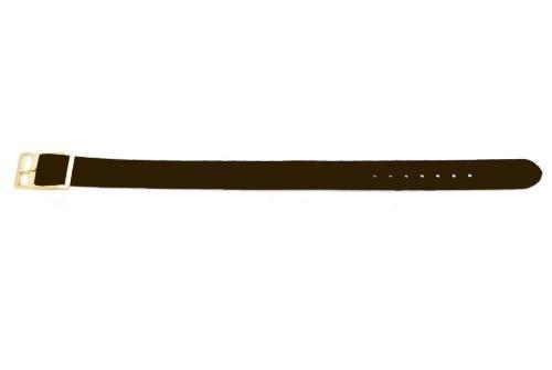 Brown Nylon B-5102 Watch Band