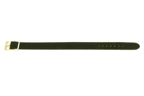 Olive Green Nylon Watch Strap