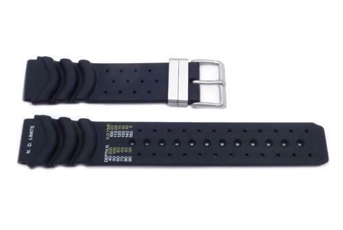 Genuine Citizen Black Rubber Aqualand Series Watch Strap