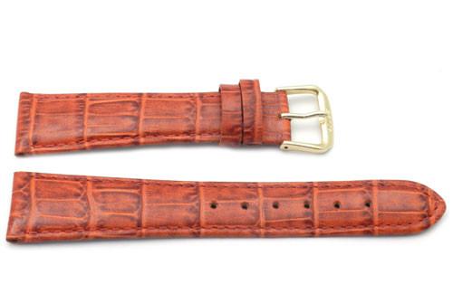 Alligator Grain Genuine Leather Watch Strap image