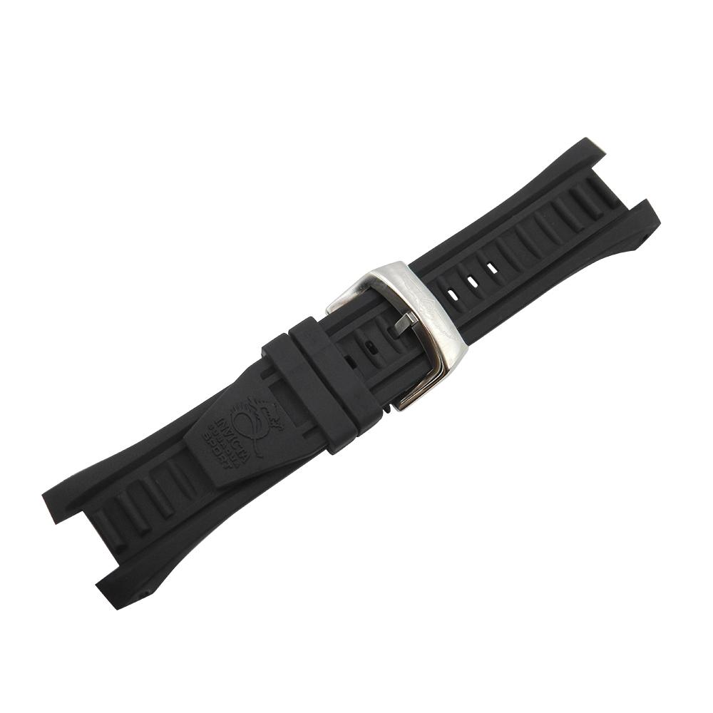 Black 32mm Rubber Strap For Mens Invicta Subaqua 1530 image