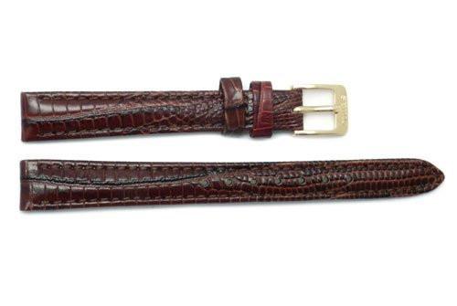 Seiko Brown Leather Lizard Grain Watch Strap