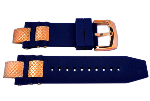 Genuine Invicta Mens Subaqua Polyurethane Navy Blue 29mm Watch Band image