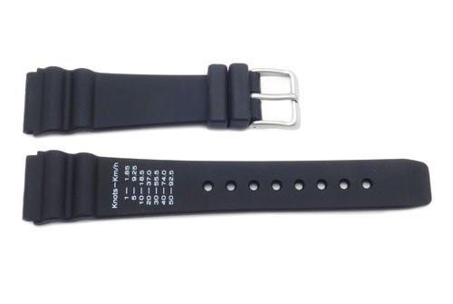 Citizen Black Rubber Navisurf 20mm Watch Band