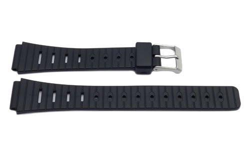 Black Resin Casio Style 14mm B-Y002 Watch Strap