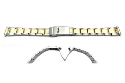 Hadley Roma Ladies' Dual Tone Watch Bracelet