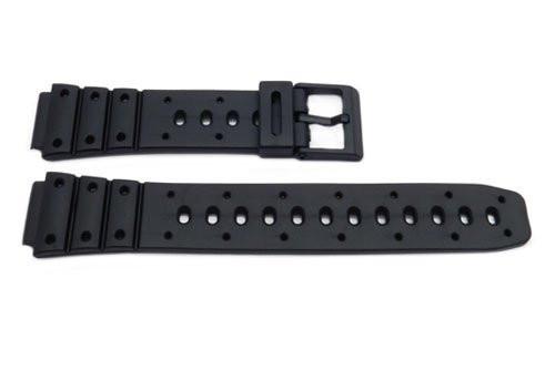 Black Resin Casio Style B-Y013 Watch Band