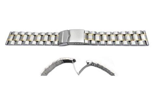 Hadley Roma Men's Rolex Oyster Style Link Metal Watch Band