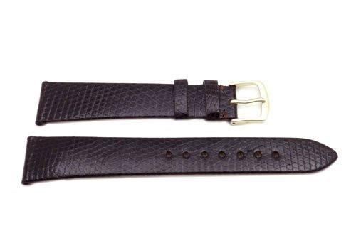 Hadley Roma Brown Mens Genuine Java Lizard Watch Band